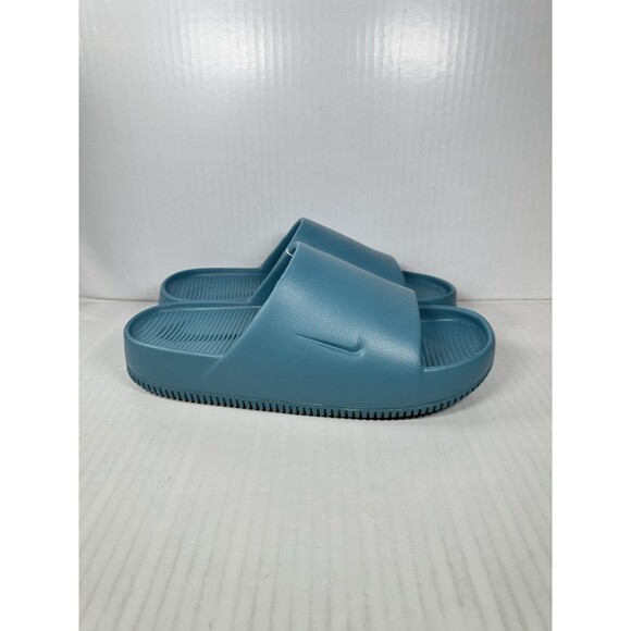 Size 9 Nike Calm Smoky Blue Men's Slides Shoes FD4116-005 NEW - Picture 1 of 8